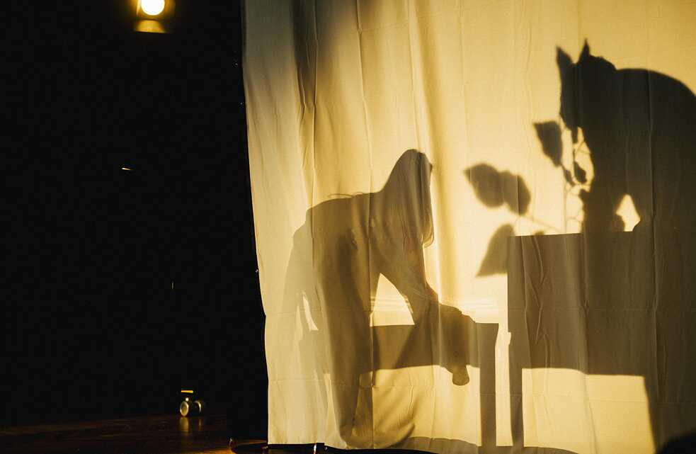 Behind the curtains