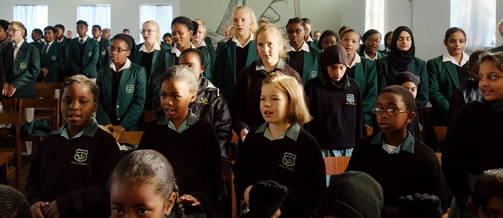 Schulgottesdienst an einer Deutschen Schule in Hermannsburg in Südafrika