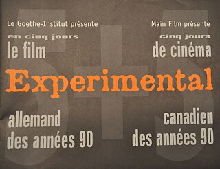 Experimental film program organized with Main Film, Experimental 1990