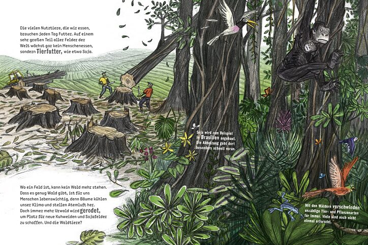 Rodung (aus Gerda Raidt: Müll)