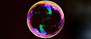Soap Bubble in different colours
