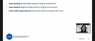 Bericht des Online-Seminars 4: Studieren in Deutschland