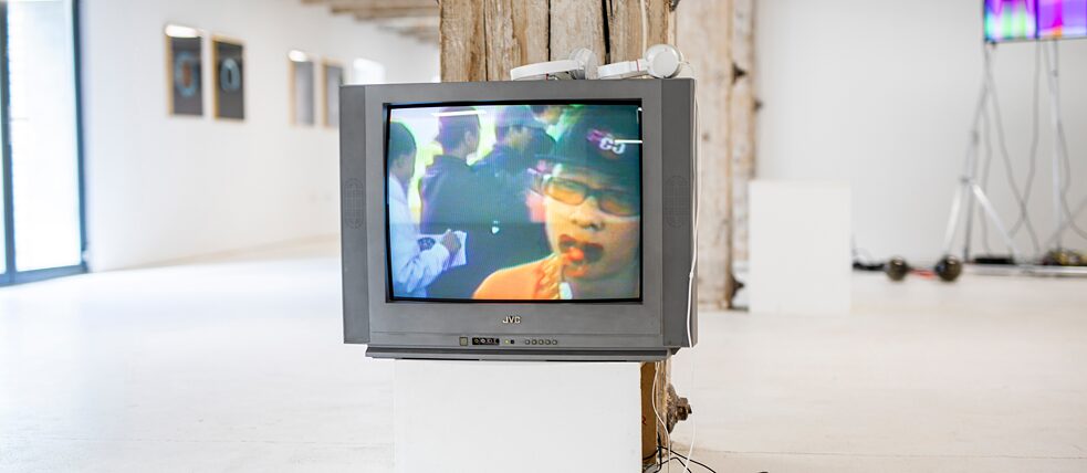 TECHNO WORLDS, exhibition view at the aqb in Budapest, 2021