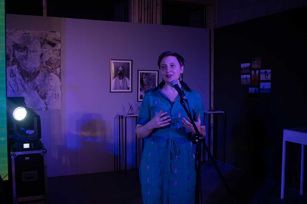 Dr. Kirsten Hackenbroch, Director, Goethe-Institut Bangladesh, ended the night with her thank you speech to the audience. 