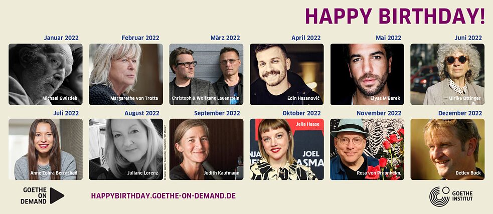 Goethe on demand: ¡Feliz Cumpleaños!