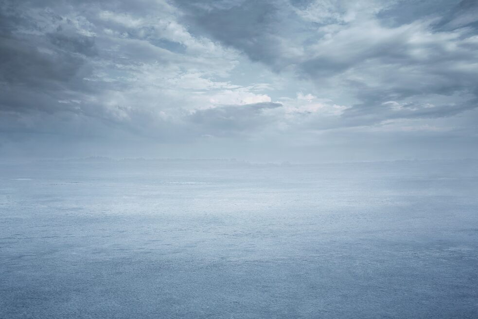 Frozen lake