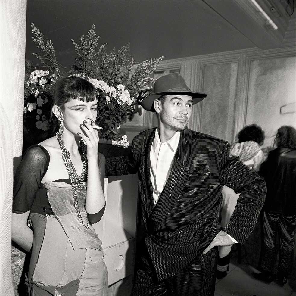 A man and woman at a club in New York