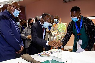 Abertura da oficína de restauro no MNA 8