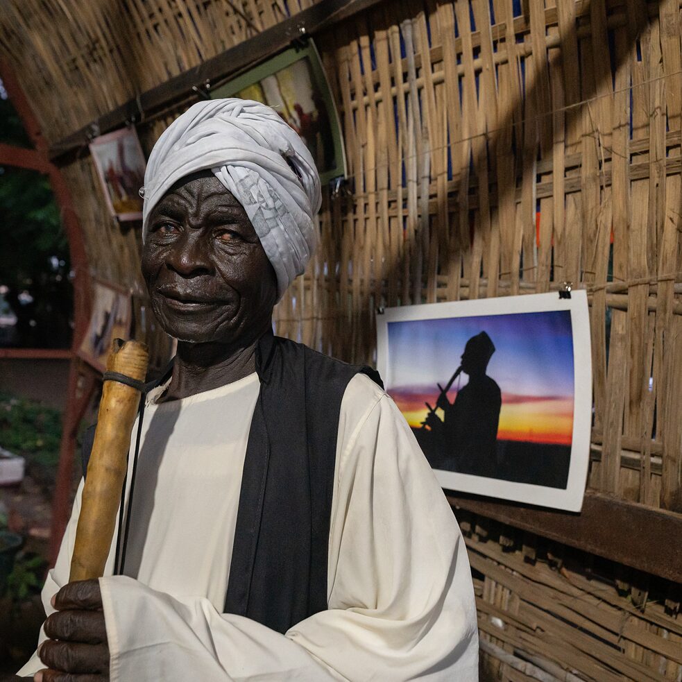 Aus der Ausstellung „Mirath:Music“ am Goethe-Institut Sudan