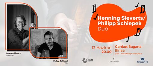 Plakat  Henning Sieverts/Philipp Schiepek Duo	