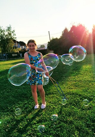 „Bunte Seifenblasen“ von Paulina K. aus Polen