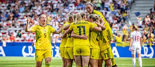 Frauenfußball - Mannschaft Schweden 