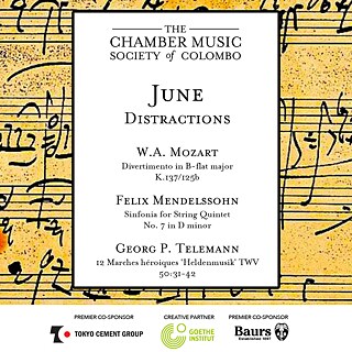 THE CHAMBER MUSIC SOCIETY OF COLOMBO