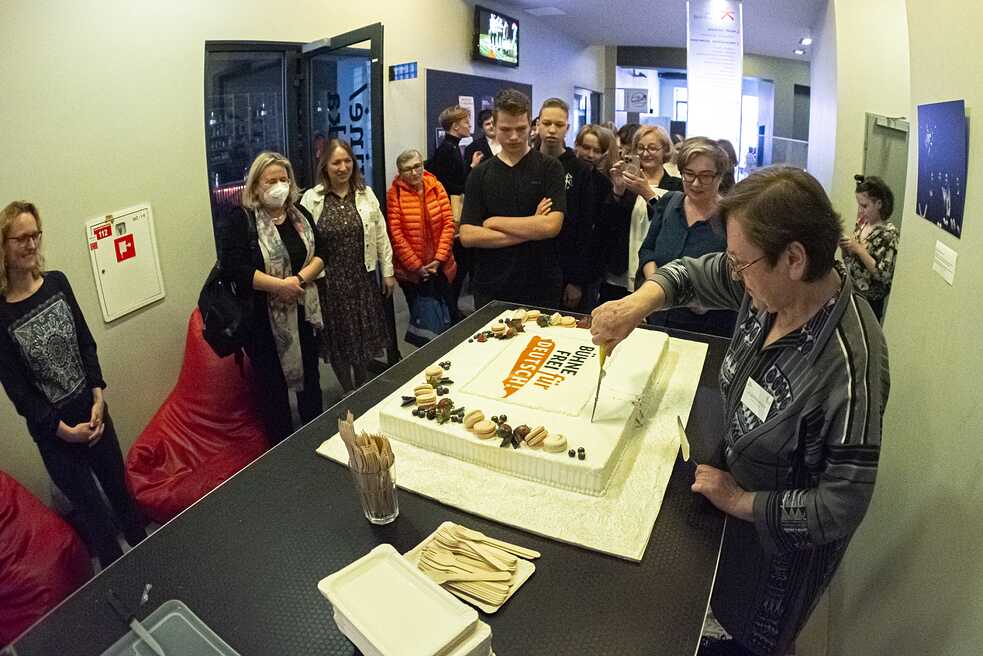 Bühne frei für Deutsch! 2022, die traditionelle Festivaltorte