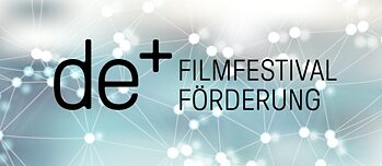 Logo de⁺  – Filmfestivalförderung