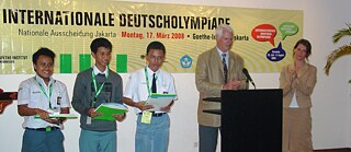 The first German Language Olympiad in Indonesia