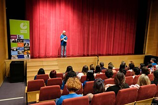 Eröffnung des Festivals mit Susanne Eichenhofer (Goethe-Institut Portugal)