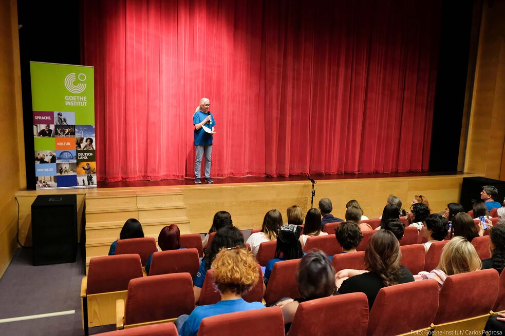 Eröffnung des Festivals mit Susanne Eichenhofer (Goethe-Institut Portugal)