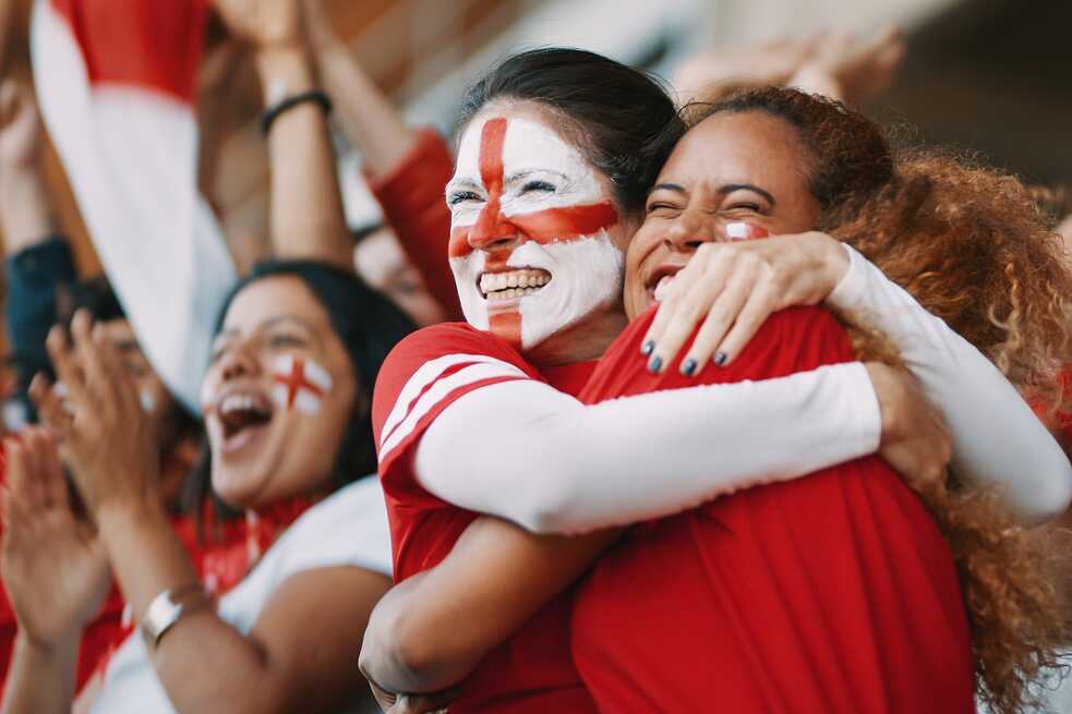 Frauenfußball - England-Fans
