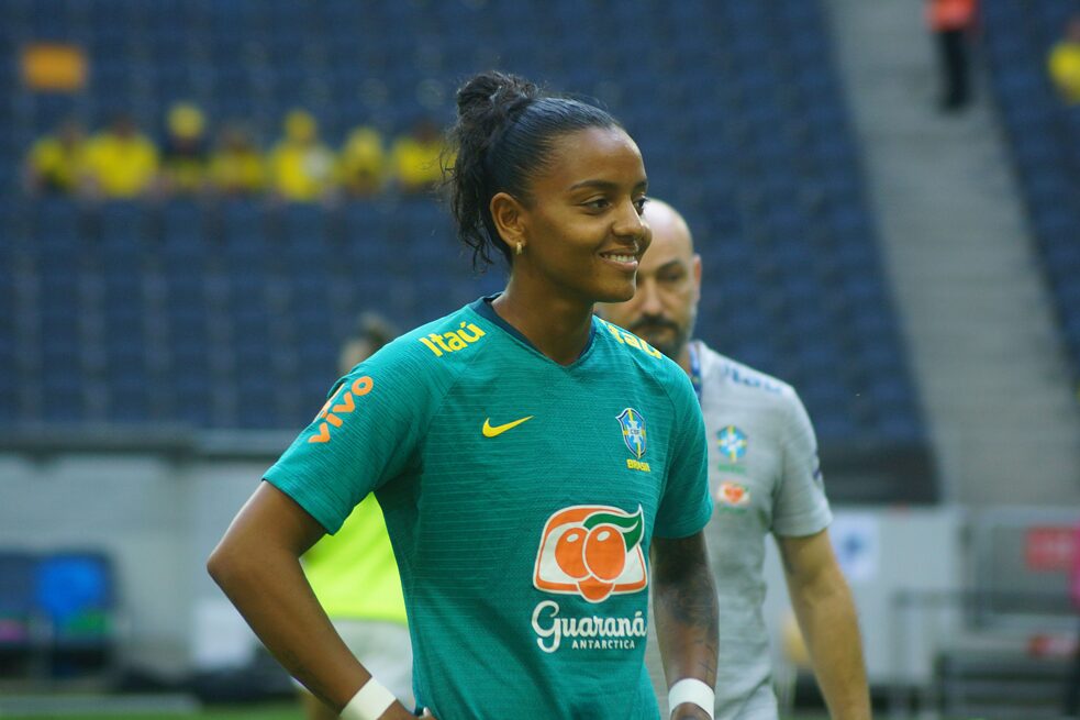 Frauenfußball – Geyse – Spiel Schweden gegen Brasilien am 28. Juni 2022