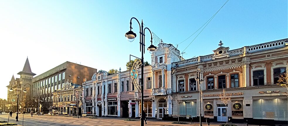 Deutsche Straße in Saratow: Konservatorium, Konzerthalle, ehemalige Stadtvillen von Kaufleuten