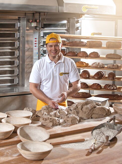Axel Schmitt in seiner Bäckerei