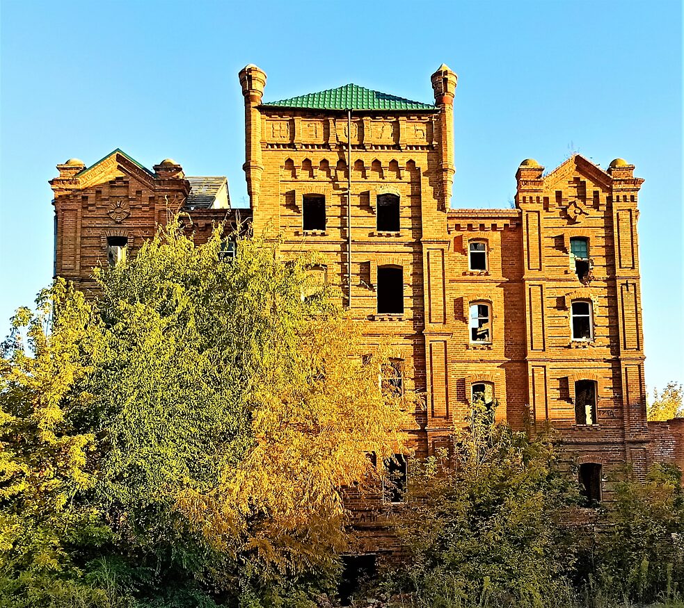 Engels. Dampfmühle des Handelshauses der Gebrüder Stohl (1906–1909 гг.) 