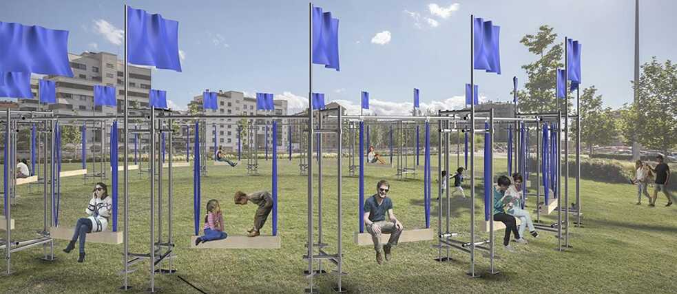 Instalación ARENAS de Konstantin Grcic - Concéntrico 08