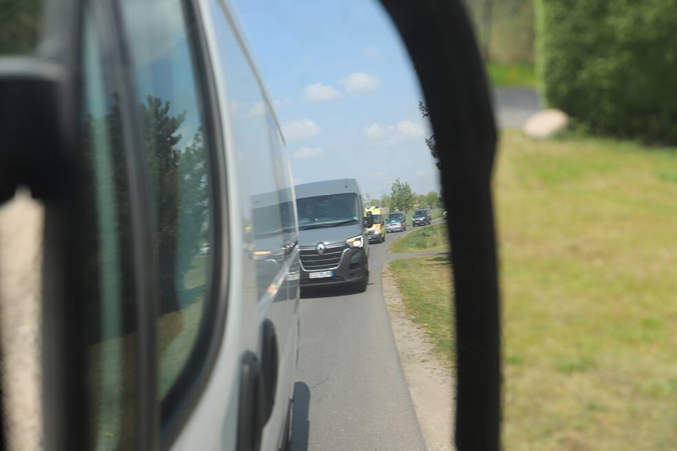 Spendenkonvoi unterwegs