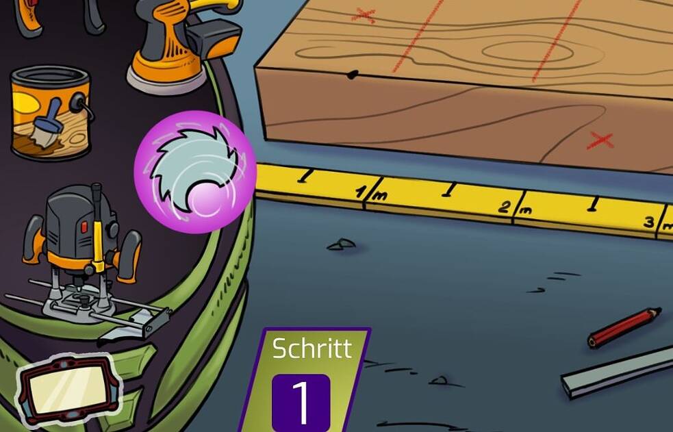 Screenshot aus dem Spiel "Der Superhelden-Campus"