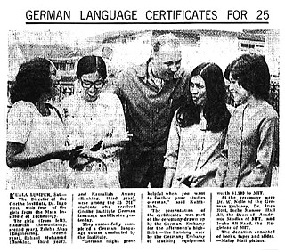 1963 Winnie Long und Jee Yong Long, die ersten in Deutschland ausgebildeten Deutschlehrerinnen