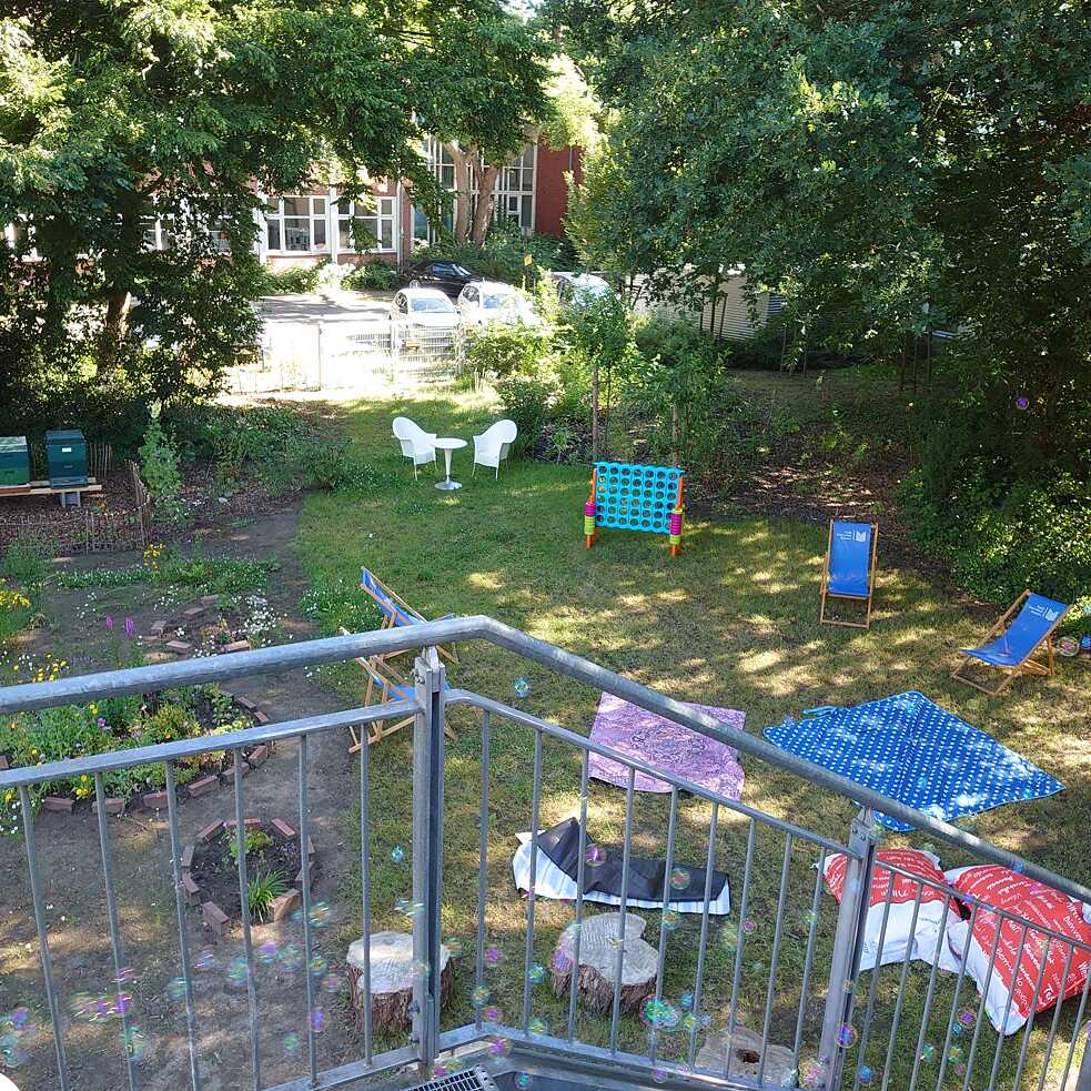 Garten der Stadtbibliothek Bremen-Vegesack