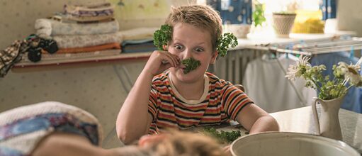 Este niño necesita aire fresco