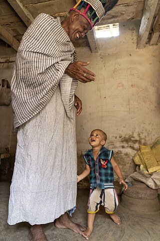 Blessed with two young grandkids, most of Ram Pyare ji's days are now spent playing with them. The rebellion against systematic oppression has subsided, hence the younger generation find it unnecessary to tattoo themselves. However, the faiths and beliefs of the people remain true to their identity.