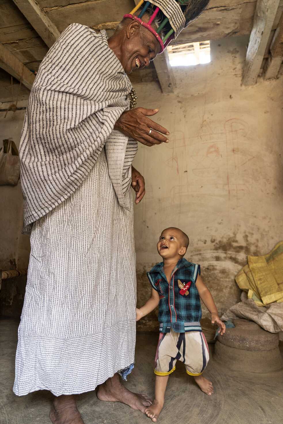 Blessed with two young grandkids, most of Ram Pyare ji's days are now spent playing with them. The rebellion against systematic oppression has subsided, hence the younger generation find it unnecessary to tattoo themselves. However, the faiths and beliefs of the people remain true to their identity.