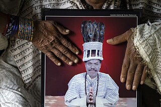 The frail hands of an elderly couple caress a memory from their past. This studio portrait of Karthik Ram ji is one of their prized possessions, more so because it highlights his tattoos that once were his weapon of resistance.