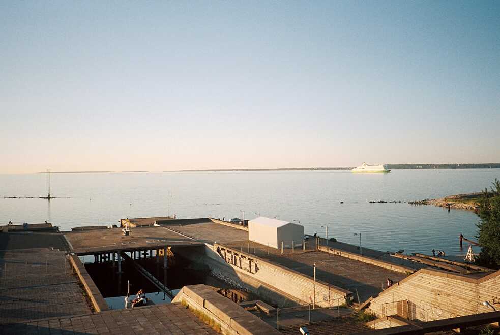 Linnahall bei Sonnenuntergang