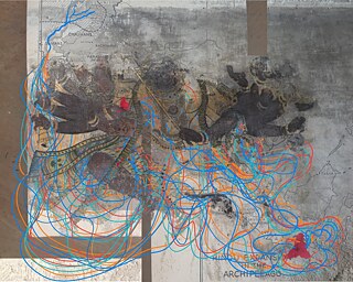 Cartographi collage On the one hand dance