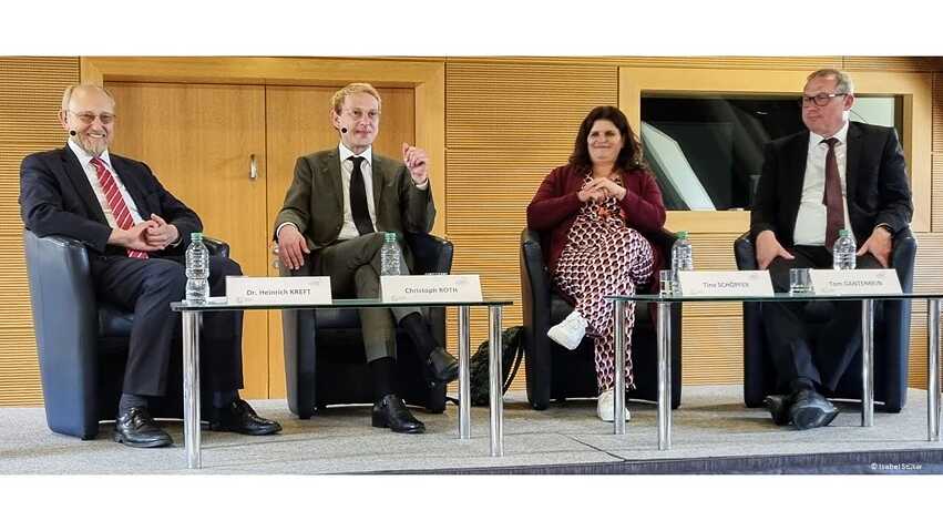 Podiumsdiskussion "Grenzüberschreitende Zusammenarbeit in der Großregion" 