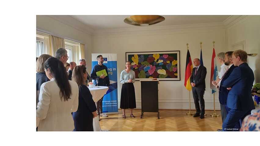Sommerempfang 30 Jahre Maastricht-Vertrag mit Ulrich Wilhelm Klöckner, Botschafter der Bundesrepublik Deutschland im Großherzogtum Luxemburg