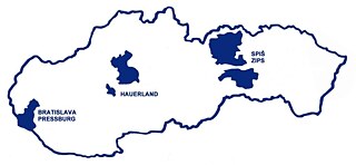 Regionen der Karpatendeutschen