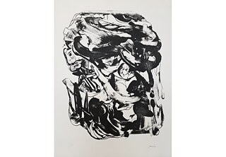 Lithografie „Linien III“  von Marije Jenssen.