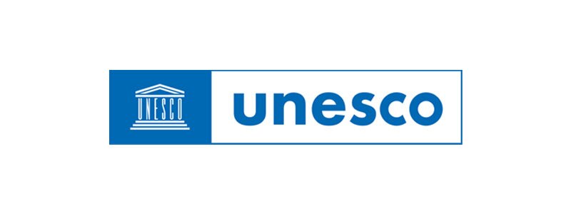 Unesco-Logo in blauer Farbe