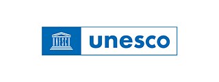 Unesco-Logo in blauer Farbe