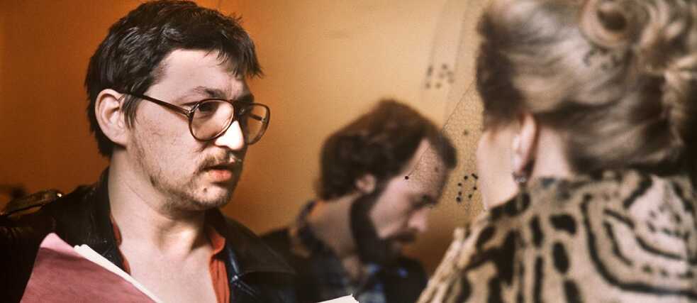 Rainer Werner Fassbinder a herečka Hanna Schygulla Schygulla