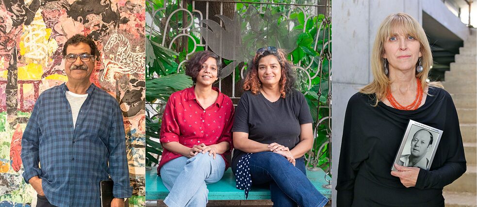 Goethe-Medaille 2022 | Fotos: Mohamad Abla © Tabri Artspace, Sandbox Collective – Shiva Pathak & Nimi Ravindran © Sandeep TK, Tali Nates © Jono David/ HaChayim HaYehudim Jewish Photo Library