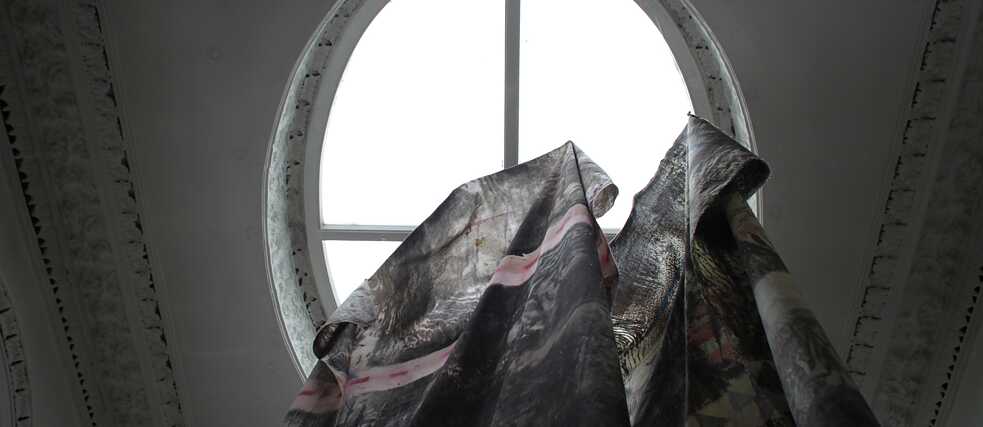 Judith Raum, (2011), even running, Installation, Goethe-Institut Irland