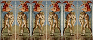 Masaccio, Fresko mit der Vertreibung aus dem Paradies, Brancacci-Kapelle, S. Maria del Carmine, Florenz, 1424