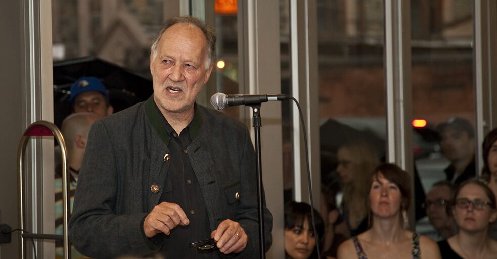Director and writer Werner Herzog attends a reading and signing at McNally Jackson bookstore in New York City on June 26 2009