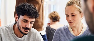 Leseclub in der Bibliothek